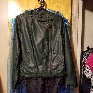 Faux Leather Jacket
